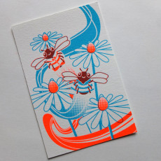 zeefdruk-postkaart-bijtjes-bloemetjes-02